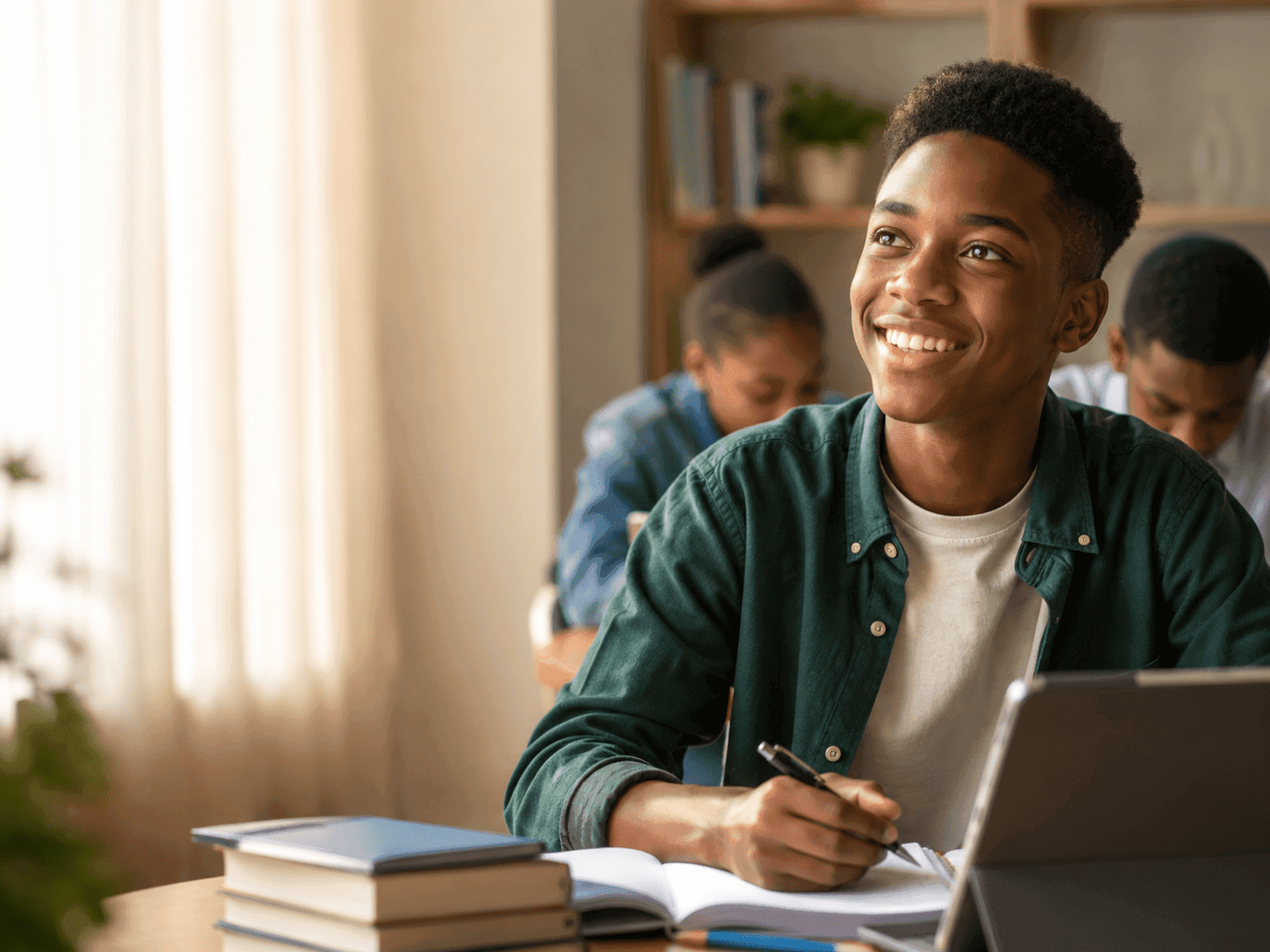 Students studying with SuperPrep